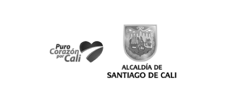 Alcaldía Logo blanco y negro